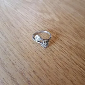 кольцо серебро