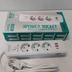 Удлинитель 2м с USB / TYPE C