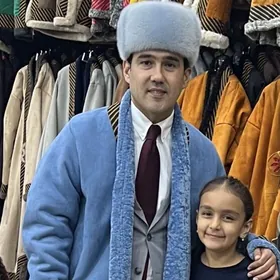 Turkmen milli geyimler telpek