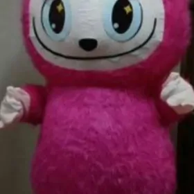 Мишка Лабубу розовый