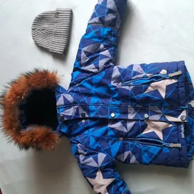 Kurtka, jynsy, shapka