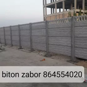 beton zabor