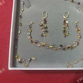 Золотой комплект Камни Мира