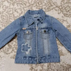 Куртка джинсовая на девочку