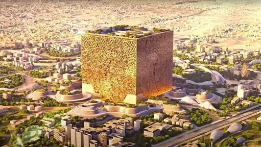 Saud Arabystany «Mukaab» ägirt uly binasynyň gurluşygyny wagtlaýyn togtatdy