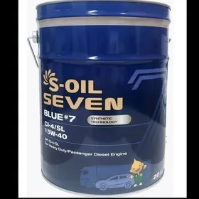 S-OIL7BLUE#7 CI-4/SL 15W40 20L