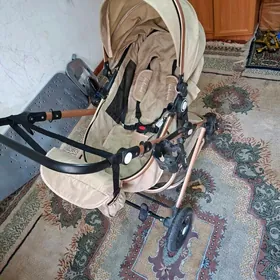 Коляска и машина