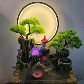 Водопад с подсветкой