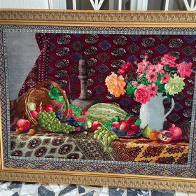 elde dokalan haly natyurmort