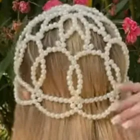 Тика(шапка)из жемчуга.