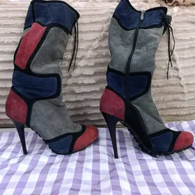 Сапоги Замшевые