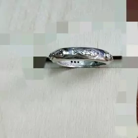 кольцо серебряное с цирконами