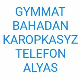 Karopkasyz telefon alyas