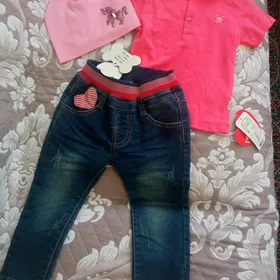 джинсы,ботаник,шапочка 2годика