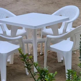 plastic Stol Stul Стол Стул