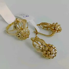 gyzyl komplekt BRILLIANT