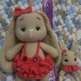 Игрушки ручной работы Зайка