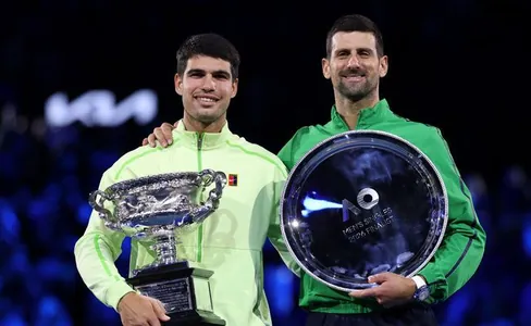 Alkaras Australian Open-iň finalynda Jokowiçi utup, «Karýera tuwulgasynyň» iň ýaş eýesi boldy