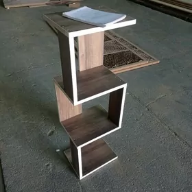 polka kitap gül dekor mebel