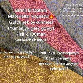 Birinji El Optam Matalar!!!