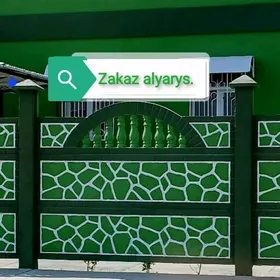 БЕТОН ЗАБОР