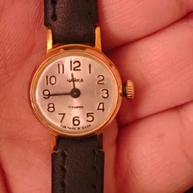 чайка часы позолота sagat