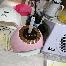 лампа, фрезер, маникюр