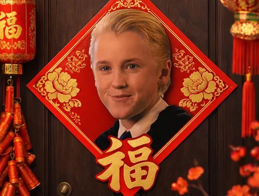 «Garri Potteriň» gahrymany Hytaý täze ýylynyň garaşylmadyk nyşanyna öwrüldi