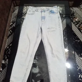 Джинсы ободронные по  70
