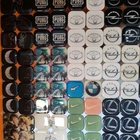 Çehola 3D stikerler