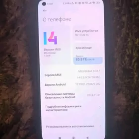 mi 11lite 5G ram8 pam 256