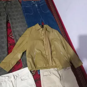 13 16 яш Гызлара жынсы куртка