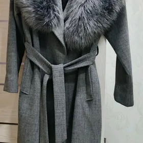 Пальто с Натуральным мехом