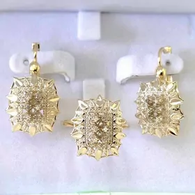 gyzyl komplekt brilýant