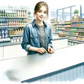 ПРОДАВЩИЦА В МАГАЗИН