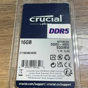 16Gb DDR5 for Notebook