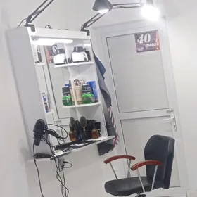 Salon ayna we salon kreslo