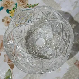 Ваза хрустальная