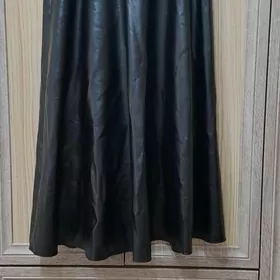 юбка из кожзама б/у