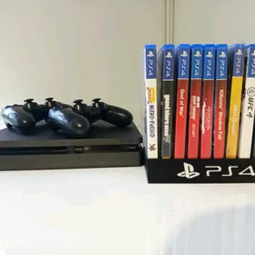 Playstation 4 Slim + 11 disk
