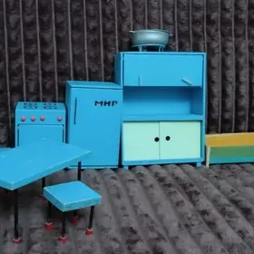 игрушечная дерев. мебель СССР