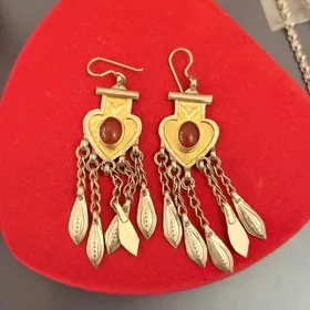 туркменские серьги