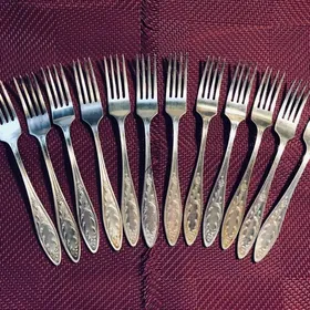Вилки Ложки мельхиор