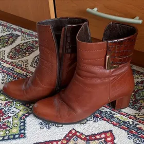 кожаные полусапожки