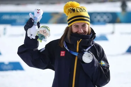 Rekord däl, medal döwüldi: Olimpiadada şwesiýaly lyžaçynyň kümüş medaly üçe bölündi