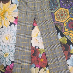 Котон клеш брюки на девочку