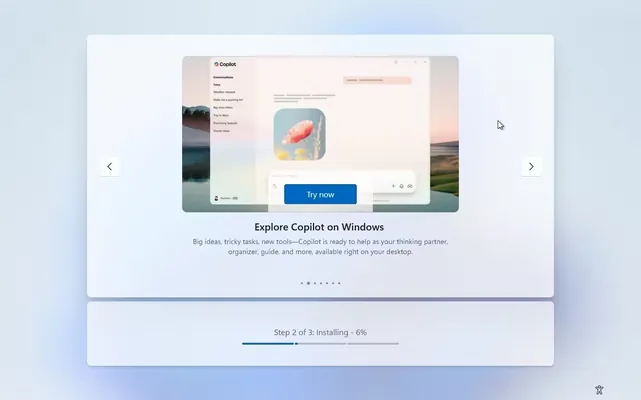 Windows-yň täze wersiýasynda Copilot çat-boty gurnama işleri tamamlanmanka peýda bolýar