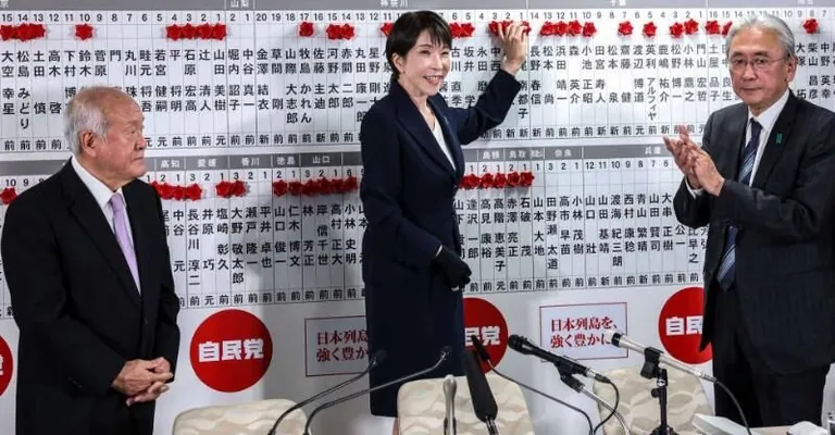 Ýaponiýada dolandyryjy partiýa saýlawlarda taryhdaky iň ýokary netijäni görkezdi