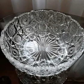 Фруктовница хрусталь