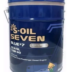 S-OIL7BLUE#7 CI-4/SL 15W40 20L